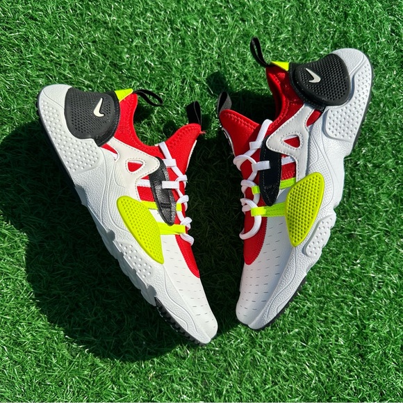 Nike Kids Red and White Athletic Shoes - Picture 6 of 12